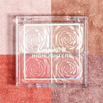 Palette Contour et Highlighter : Le Secret d'un Teint 3D Scintillant